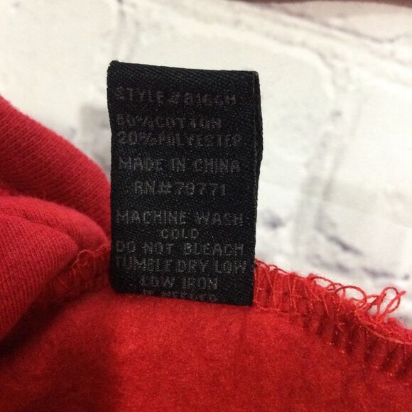 Jordan Craig Sweatshirt Women’s Size Medium Color Red Full Zipper Hoodie - Picture 6 of 11